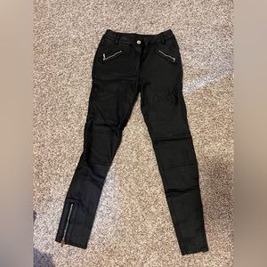 Bebe faux leather pants